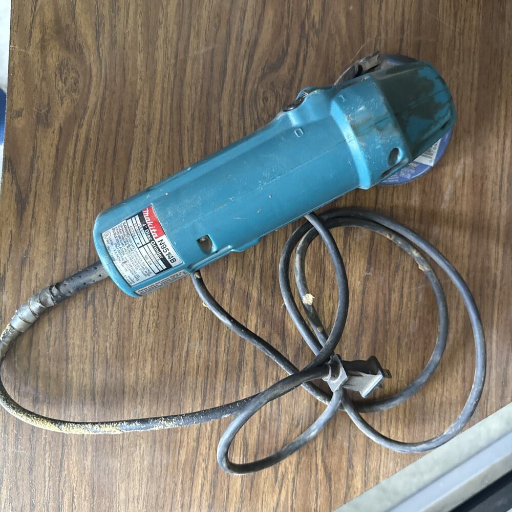 Makita N9514B Corded 120V 4" Disc Angle Grinder Cutting Wheel Tool (GAL161646)